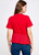 Blusa roja flores