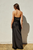 Vestido negro strapless