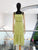 Vestido guipur verde manzana