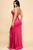 Vestido corset fucsia