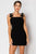 Vestido corto negro