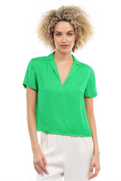 Blusa Camisera Verde