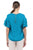 Blusa azul volantes