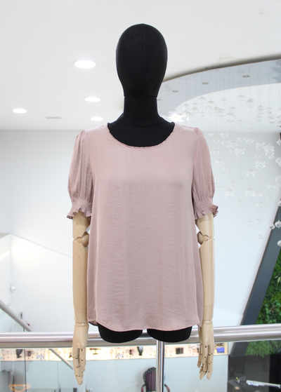 Blusa beige manga