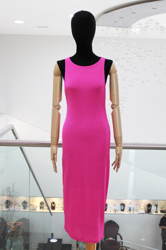 Vestido fucsia