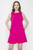 Vestido corto fucsia