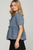 Blusa denim lazos