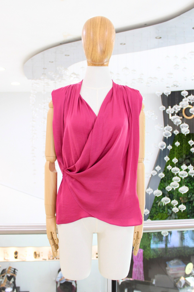 Blusa holgada raspberry