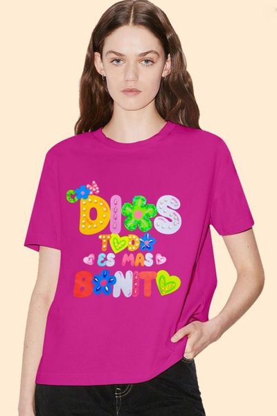 Playera magenta Dios