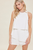 Jumpsuit Blanco Pliegues