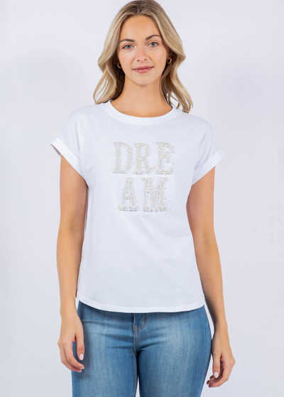 T-shirt blanca dream