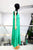 Vestido largo verde