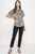 Blusa leopardo bolsillos