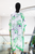 Kimono floral verde