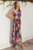 Vestido print tropical multi