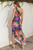 Vestido print tropical multi