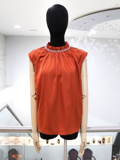 Blusa chedrón pedrería 50/30%