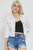 Jacket crop Blanca