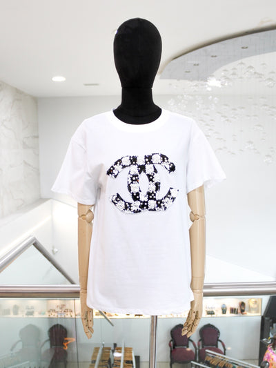 T-shirt blanca Chanel