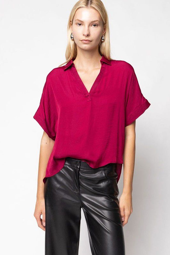 Blusa burgundy v