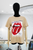 Playera rolling stone beige