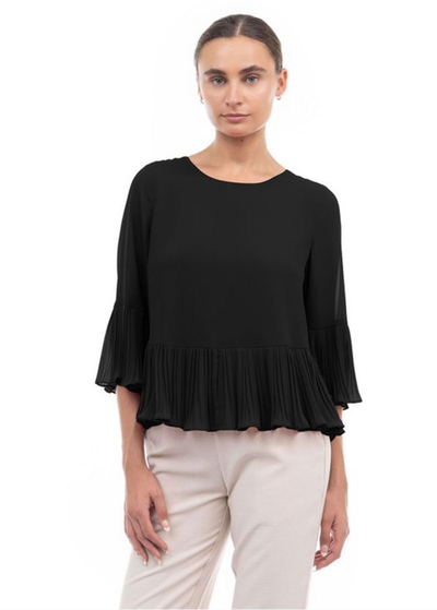 Blusa gasa negra 30/15%