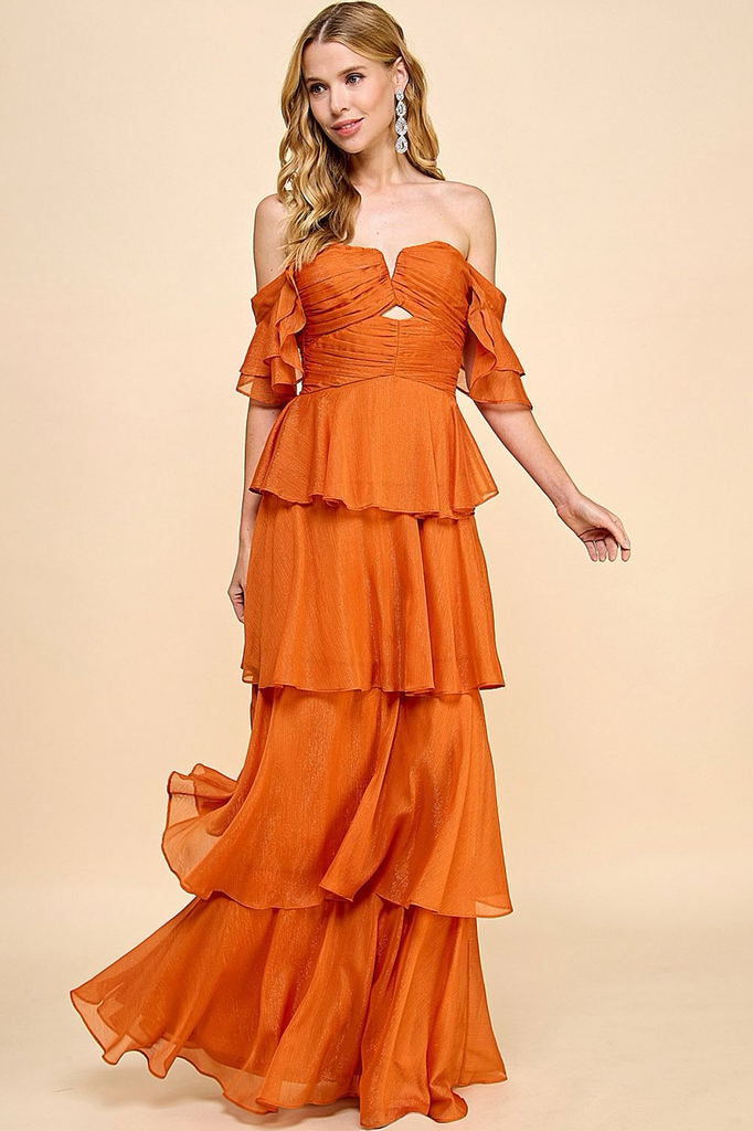 Vestido volantes pumpkin