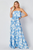 Vestido babyblue floral