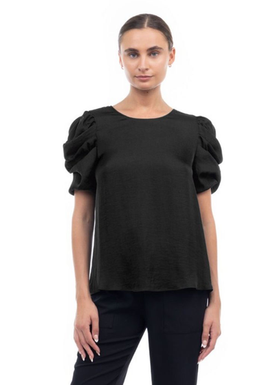 Blusa manga negra