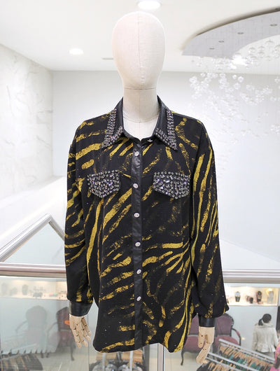 Camisa animal print 50/30%