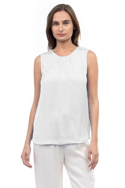 Blusa blanca botones