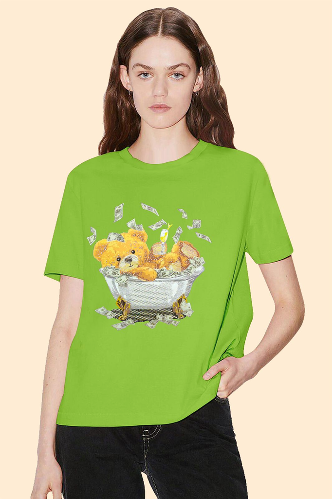 Playera verde oso