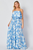 Vestido babyblue floral