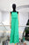 Vestido largo verde