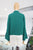 Blusa verde pliegues