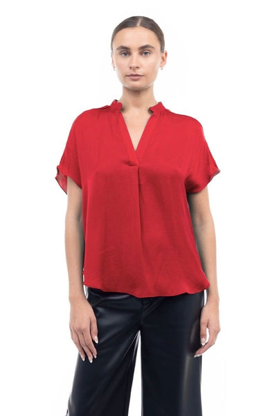 Blusa holgada roja