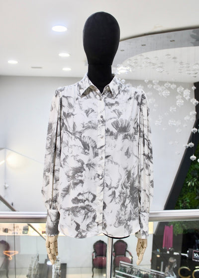 Blusa gasa estampada