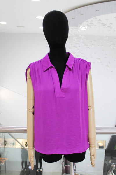 Blusa holgada morada