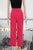 Pantalón fucsia alto