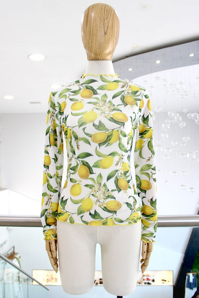 Blusa malla limones