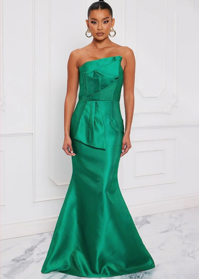 Vestido verde sirena